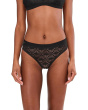 Logo Waist Lacy String Thong