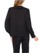 Long Sleeve Ruffle Tie Neck Top