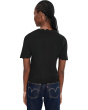 Short Sleeve Scallop Edge Sweater