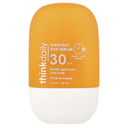 think, Thinkdaly, сыворотка для загара для ежедневного использования, SPF 30, без отдушек, 30 мл (1 жидк. унция)