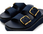 Gen FF Max Buckle Two Bar Denim Slides