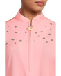 Raindrops Print Long Sleeve Sunsense Top