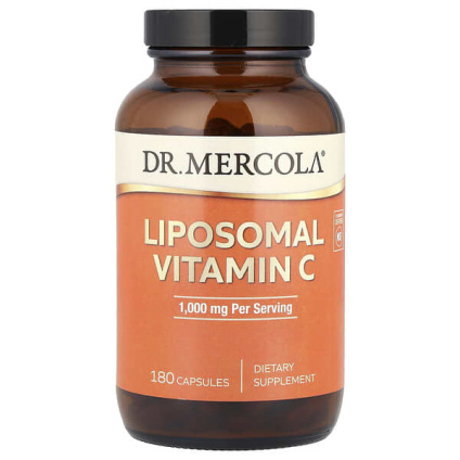 Dr. Mercola, липосомальный витамин C, 180 капсул (500 мг в 1 капсуле)