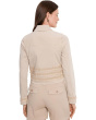 Trucker Jacket With Fray And Lace