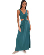 Around The World Front Twist Maxi Dress