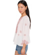Peasant Blouse With Neck Tie