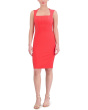 Stretch Crepe Bodycon With Open Back