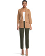 Petite Mid-Rise Double Button Trousers