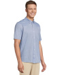 Short Sleeve XC Flex Birdseye Geo Print Button Front Shirt
