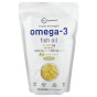 Micro Ingredients, рыбий жир с омега-3, лимон, 240 капсул
