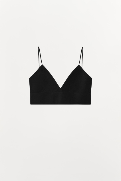 Zara БЕСШОВНЫЙ ТРЕУГОЛЬНЫЙ БЮСТГАЛЬТЕР БЕЗ БРЕТЕЛЕК 516579341-800-10