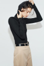Zara облегающая рубашка с капюшоном антрацитового цвета