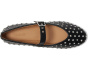 Hera Grommet Mary Jane Flat - Bezel Crys