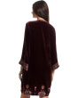 Velvet Tie Front Kimono Dress- Brandi