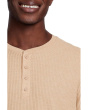 Waffle Long Sleeve Henley