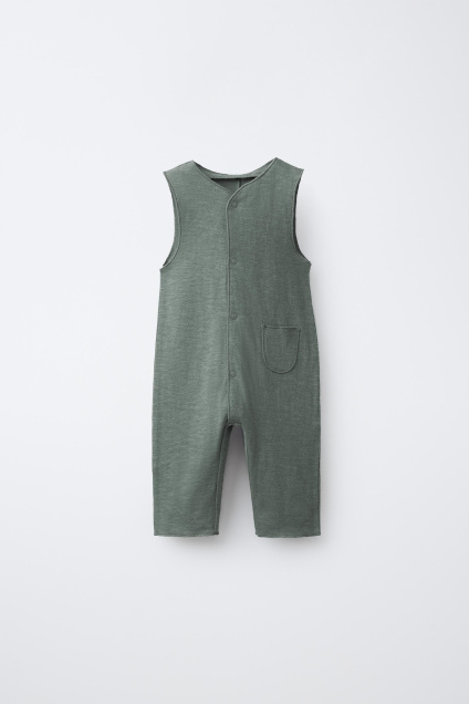 Zara ДЛИННЫЕ ОДНОТОННЫЕ КОМБИНЕЗОНЫ 495716436-527-1