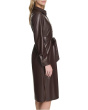 PU Leather Shirtdress