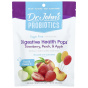 Dr. Johns Healthy Sweets, Probiotics, Digestive Health Pops ™, + клетчатка и витамин C, клубника, персик и яблоко, 14 леденцов на палочке в индивидуальной упаковке, 109 г (3,85 унции)