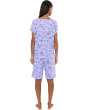 Petite V-Neck Tee & Bermuda Shorts Pajama Set