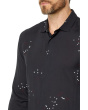 Rodney Long Sleeve Sport Shirt, Concealed Placket, Button Closure W673Y4