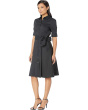 Cotton-Blend Shirtdress