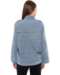 Callista-Oversize Denim Jacket w/ Front Opening