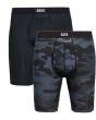 Multi-Sport Mesh Long Boxer Brief Fly 2-Pack