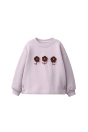 Zara ВЯЗАНАЯ ТОЛСТОВКА С ЦВЕТАМИ Ярко-фиолетового ЦВЕТА