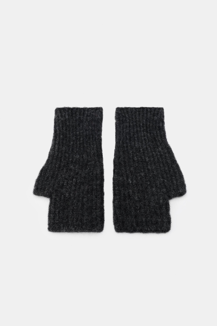 Zara ВЯЗАНЫЕ ПЕРЧАТКИ С КОРОТКИМИ РУКАВИЦАМИ 508015295-801-3
