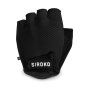 Мужские и женские велосипедные перчатки Aero Black Black