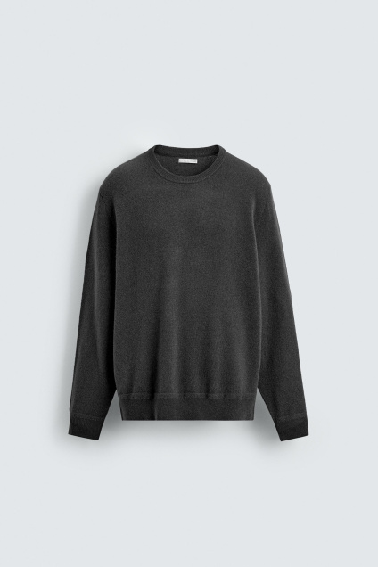Zara СВИТЕР ИЗ СМЕСОВОЙ ШЕРСТИ 495707582-832-3