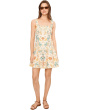 Printed Stretch Cotton Mini Dress