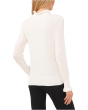 Mock Neck Ruffle Cuff Sweater