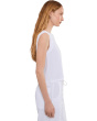 Rolled Edge Sleeveless Boatneck