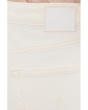 Saige Mid-Rise Wide Leg Crop in Powder Mended