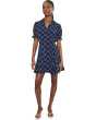 Smocked Cuff Puff Sleeve Dress