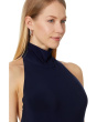 Halter Turtle Side Slit Gown