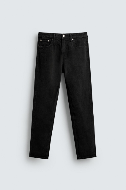 Zara ОБЛЕГАЮЩИЕ ДЖИНСЫ С ОБТЯГИВАЮЩИМИ ШТАНИНАМИ 495684269-800-36