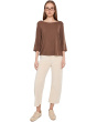 Rosalynn Wide Sleeve Boatneck Top
