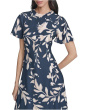 Flutter Sleeve Floral Midi
