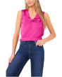 V-neck Twist Sleeveless Top