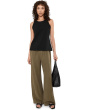 Pima Cotton Stretch Jersey Round Neck Slim Tank