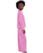Minky Fleece Long Sleeve Notch Top & Long Pants Set