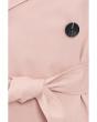 Cropped Belted Trench Coat