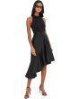 Crepe Combo Taffeta Dress