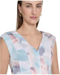Printed Seamed Aline