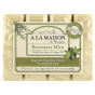 A La Maison de Provence, кусковое мыло для рук и тела, розмарин и мята, 4 шт. по 100 г (3,5 унции)