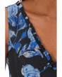 V-Neck Midi Jacquard Dress