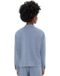 Petite Organic Cotton Doubleweave Mandarin Collar Jacket