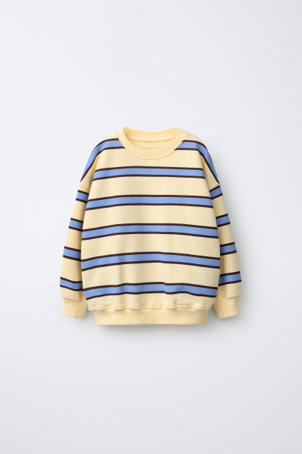 Zara Толстовка С ПРИНТОМ В ПОЛОСКУ 499163708-306-18